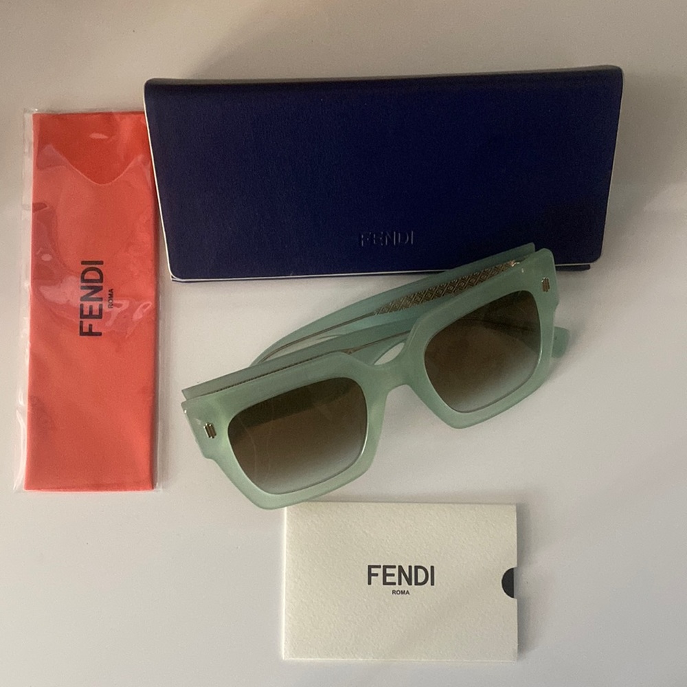 Authentic Mint Green “Fendi” Sunglasses.